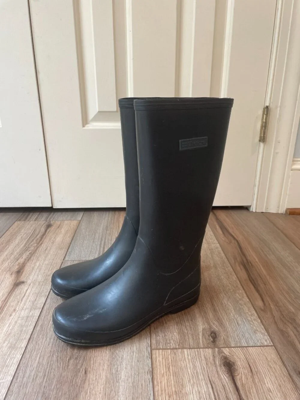Tretorn Black Waterproof Rain Boots